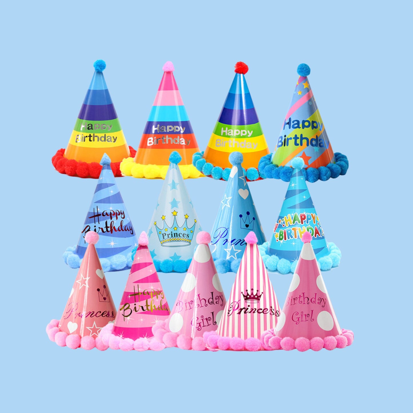 ASD Trade Show Special Colourful Party Hats