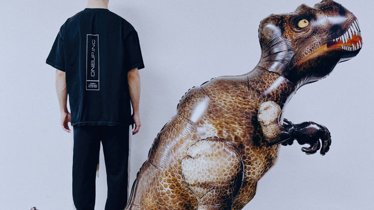 trex foil balloon dinosaur 