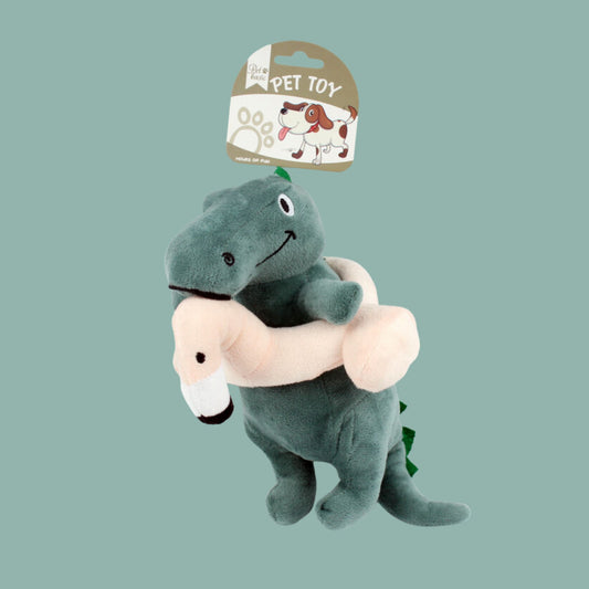 Duo Dino Dog Pet Toy