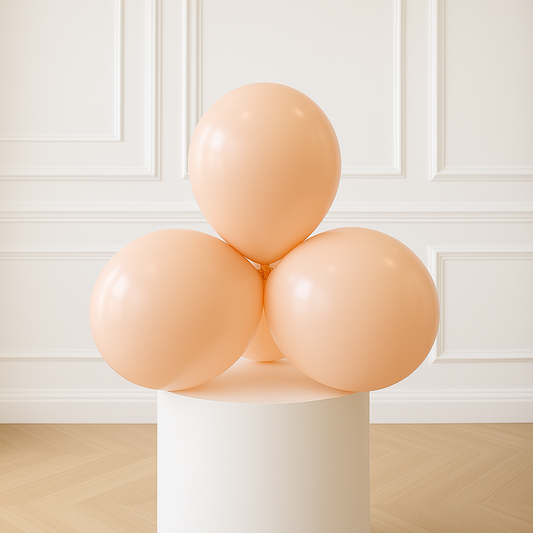 Apricot Blush 11 inch Latex Balloons (100PCS)