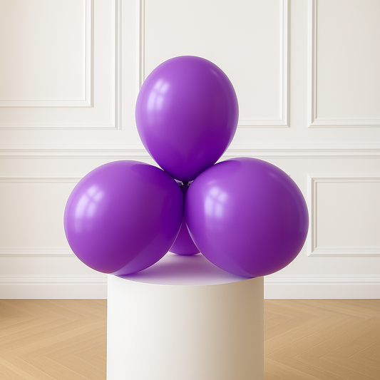 Deluxe Purple 11 inch Latex Balloons