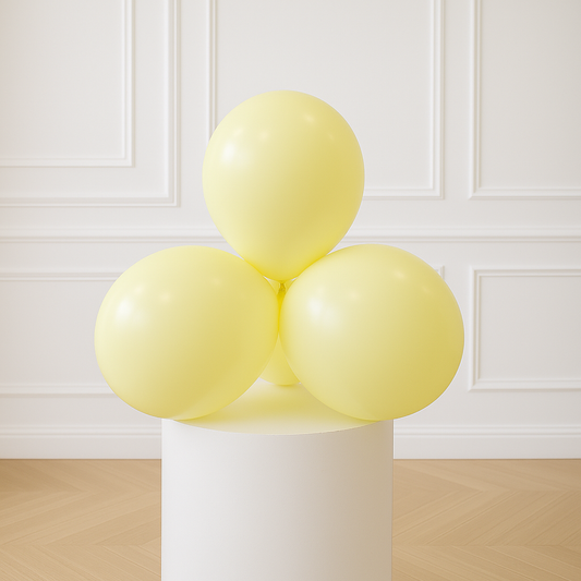 Pastel Yellow 11 inch Latex Balloons