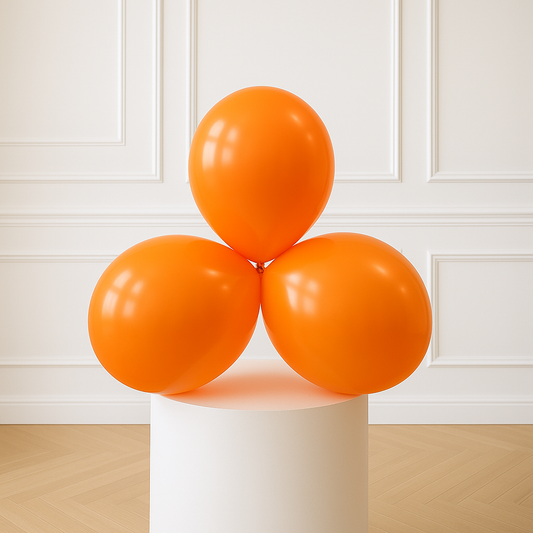 Orange 11 inch Latex Balloons (100PCS)