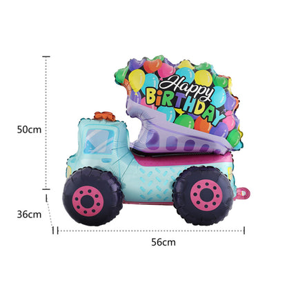 Birthday Car Button Foil Balloon