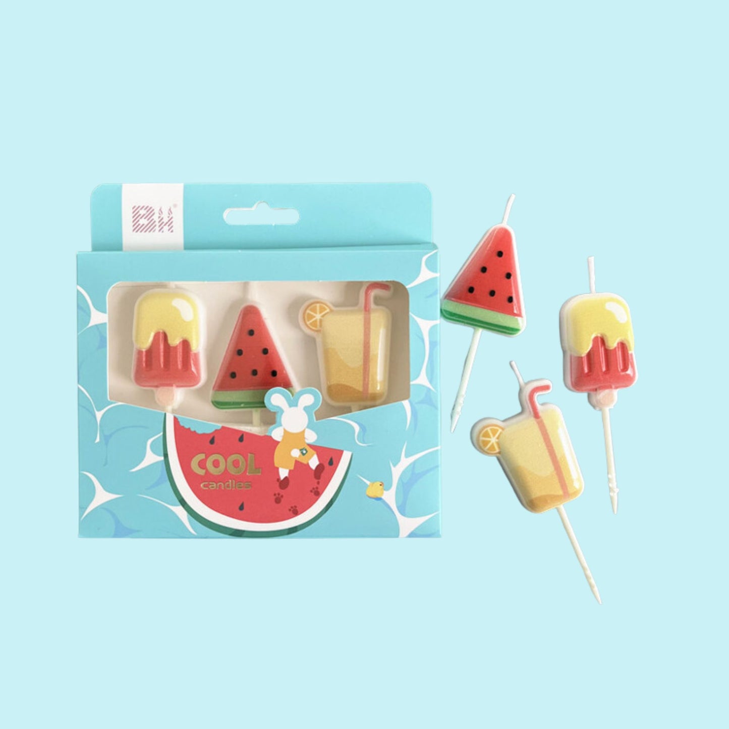 Summer Watermelon Candles