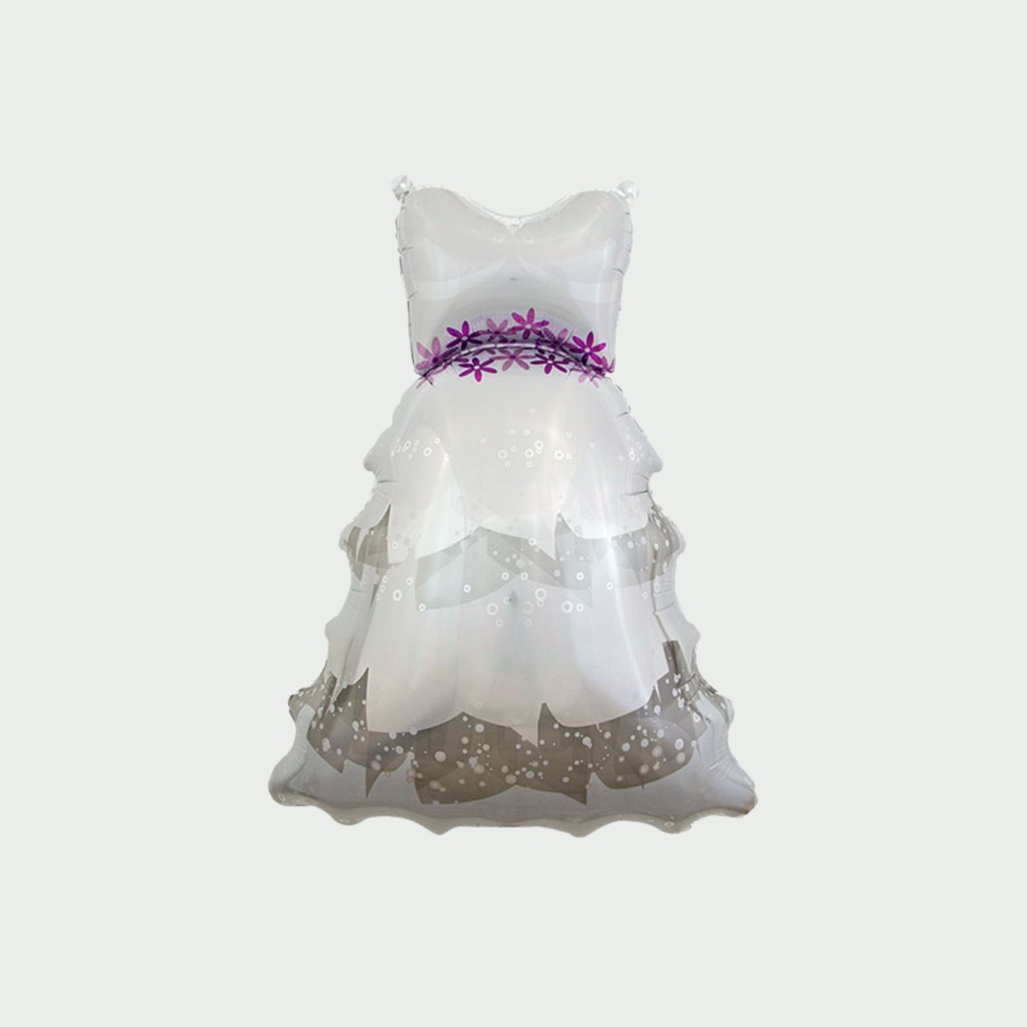 38 inch white wedding dress foil balloon